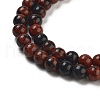 Round Natural Mahogany Obsidian Beads Strands G-N0120-20-4mm-3