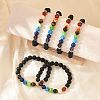 Yoga Chakra Jewelry X-BJEW-K142-A-5