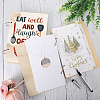 Wooden 2-Ring Loose Leaf Binder Postcard Phote Album Cover DIY-WH0547-020-7