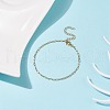 304 Stainless Steel Paperclip Chains Bracelet for Women BJEW-JB08325-2