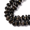 Natural Obsidian Beads Strands G-RM250109-A5-3