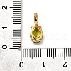 Ion Plating(IP) 304 Stainless Steel Rhinestone Pendants STAS-A104-11G-12-3