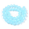 Imitation Jade Glass Beads Strands EGLA-A039-J6mm-D03-3