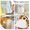 Heart & Shell Shape Alloy & ABS Plastic Imitation Pearl Pendant Decoration HJEW-YW00027-01-6