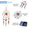Brass Dangle Earring EJEW-TAC00017-5