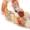 Dyed Natural Carnelian Beads Strands G-F465-22-4
