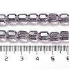 Electroplate Glass Beads Strands EGLA-D030-19N-4