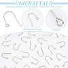 Unicraftale 200Pcs 304 Stainless Steel Earring Hooks STAS-UN0058-59P-4