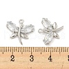 Brass Micro Pave Cubic Zirconia Pendants KK-P250-38P-3