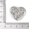 Brass Micro Pave Cubic Zirconia Pendants KK-M322-41P-3