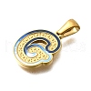 304 Stainless Steel Pendants STAS-K297-01G-G-2