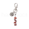 Natural & Synthetic Gemstone Chip Beaded Pendant Decorations HJEW-JM03265-4