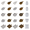 DICOSMETIC DIY Blank Cameo Photo Geometry Pendant Making Kit DIY-DC0001-99-1