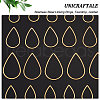 Unicraftale 30Pcs 3 Style 201 Stainless Steel Linking Rings STAS-UN0048-12-5