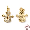 925 Sterling Silver Micro Pave Cubic Zirconia Charms STER-I010-40G-3