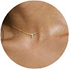 Brass Pendant Initial Necklaces for Women FS-WG1D7F7-07-1
