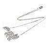 Non-Tarnish 201 Stainless Steel Pendant Necklaces NJEW-T009-JN080-1-40-2