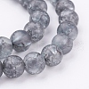 Synthetic Crackle Quartz Bead Strands X-CCG-K002-8mm-08-3