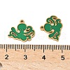 304 Stainless Steel Enamel Pendants STAS-Z139-03G-09-3