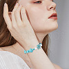  210Pcs 7 Styles Synthetic Turquoise Beads G-NB0005-44-6