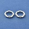Brass Micro Pave Clear Cubic Zirconia Bead Frame KK-H495-03S-2