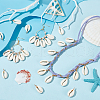   100Pcs Natural Cowrie Shell Pendants FIND-PH0021-26-5