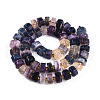 Natural Fluorite Beads Strands G-T140-24-2