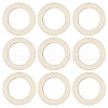 48Pcs 2 Styles Wood Big Pendants WOOD-NB0002-01-2