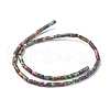 Synthetic Gold Line Imperial Jasper Beads Strands G-D0006-A03-2