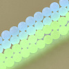 Synthetic Luminous Stone Beads Strands G-T129-12F-3