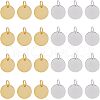 Brass Stamping Blank Tag Charms KK-FH0001-49-NF-1