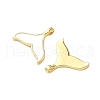 Brass Shell Pendants KK-B139-09G-2