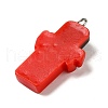 Opaque Resin Imitation Food Pendants RESI-P029-03P-2