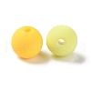 Rubberized Style Imitated Silicone Acrylic Beads X1-MACR-D029-01G-2