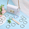 SOFPLATE Zinc Alloy Spring Gate Rings FIND-SP0001-08D-4