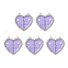 Alloy Enamel Split Pendant ENAM-YW0003-81C-1