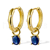 S925 Sterling Silver Flat Round Hoop Earrings NE2810-11-1