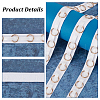 Olycraft 5 Yards Cotton Sewing Tape with Metal Ring DIY-OC0012-98-4