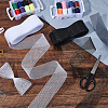  20 Yards 2 Colors Polyester Hard Horsehair Braid Boning Wedding Dress Accessories SRIB-NB0001-16-4