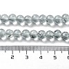 Drawbench Transparent Glass Beads Strands GLAD-Q012-6mm-09-4