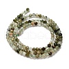 Natural Green Rutilated Quartz Beads Strands G-RM2025-A14-3mm-A-3