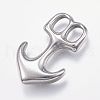 Non-Tarnish 304 Stainless Steel Leather Cord Clasps STAS-P124-09P-2