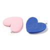 Opaque Resin Pendants RESI-A028-04-2