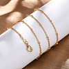 Long-Lasting Plated Brass Cable Chain Necklaces NJEW-K112-09G-NF-4