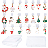 Christmas Theme Plastic Mobile Dustproof Plugs PALLOY-GL00005-1