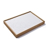 100-Slot Imitation Leather Jewelry Ring Organizer Display Trays CON-G023-16-3