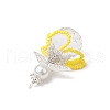 2Pcs 2 Styles Glass Seed Bead Pendants PALLOY-MZ00710-05-5