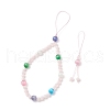 Cat Eye Mobile Straps HJEW-JM03419-03-4