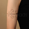 Alloy Arm Cuff Bangles WGA5578-02-1
