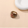 Dunhuang Style Glass Finger Rings FS-WGA00D8-04-1